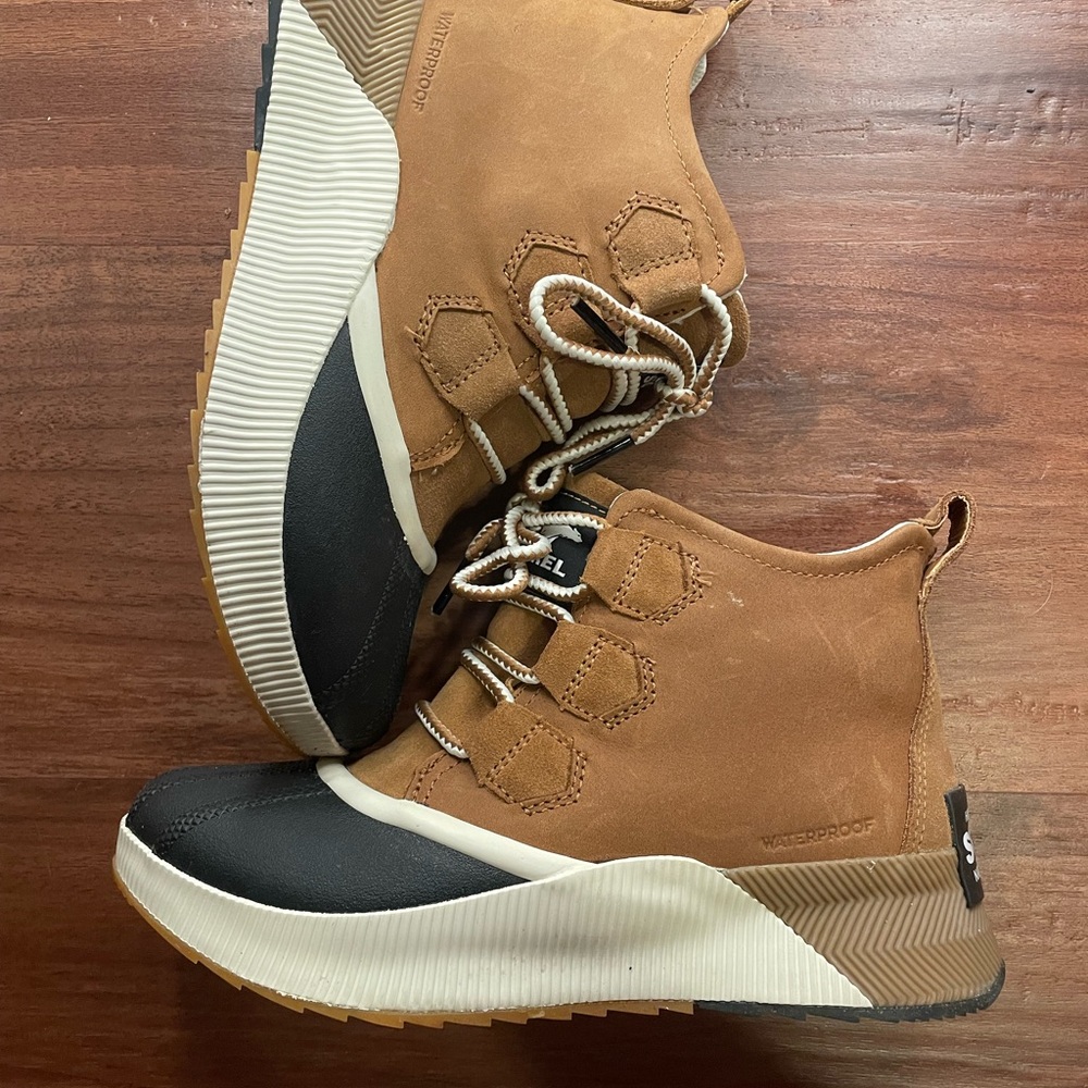 Sorel Brown and Black All-Weather Boots